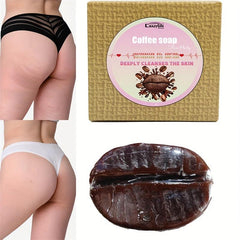 3pcs Coffee Bean Soap 107g Gentle Cleansing Smoothing Skin Long Lasting Frag