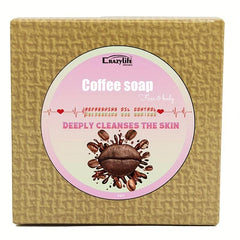 3pcs Coffee Bean Soap 107g Gentle Cleansing Smoothing Skin Long Lasting Frag