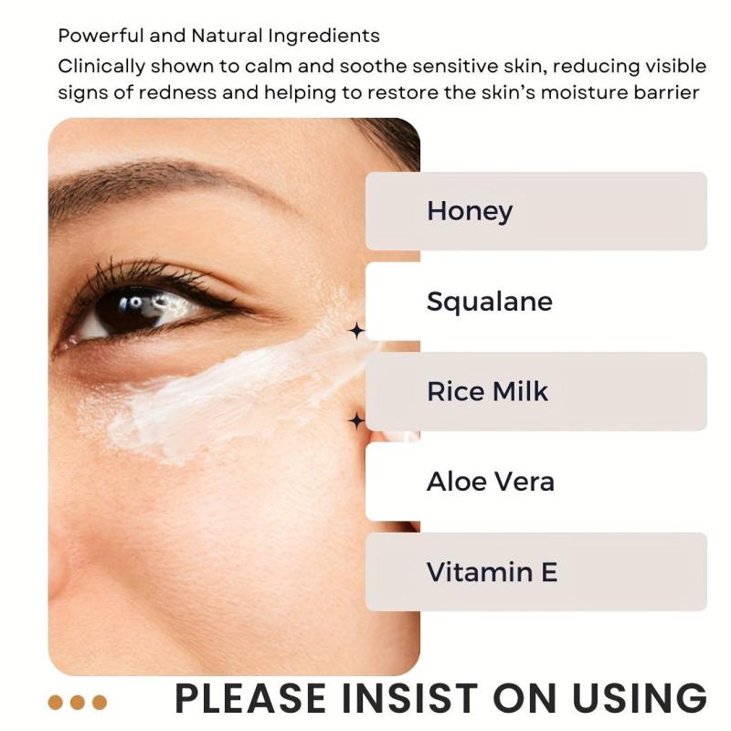 1Oz Bee Honey Calming Eye Cream with Aloe & Rice Milk