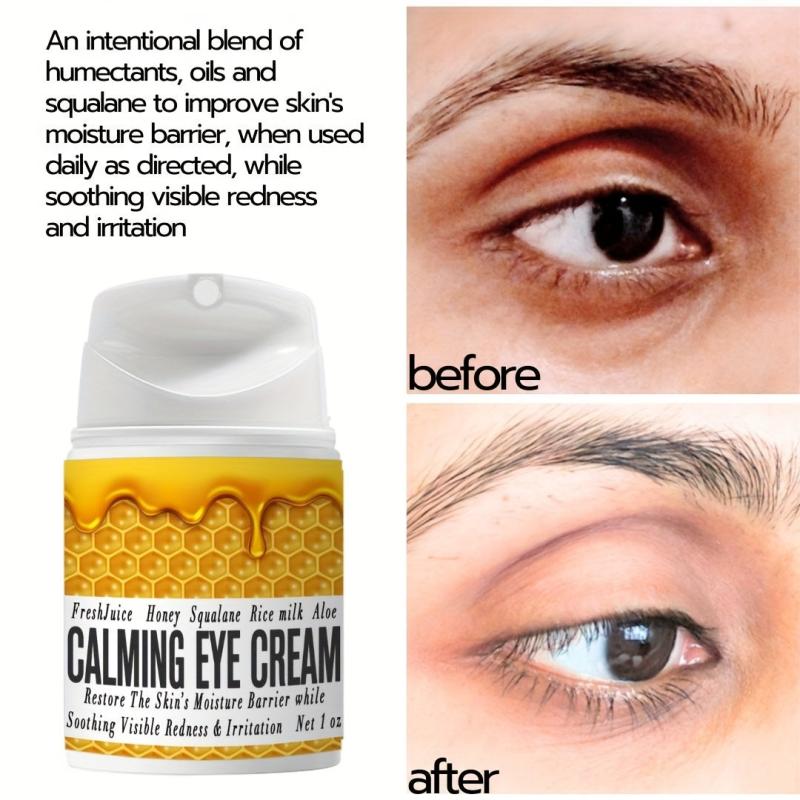 1Oz Bee Honey Calming Eye Cream with Aloe & Rice Milk