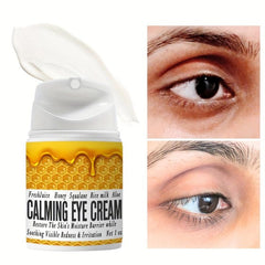 1Oz Bee Honey Calming Eye Cream with Aloe & Rice Milk