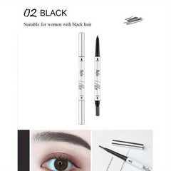 Waterproof Double Headed Eyebrow Pencil Ultra Slim Pen 6 Colors