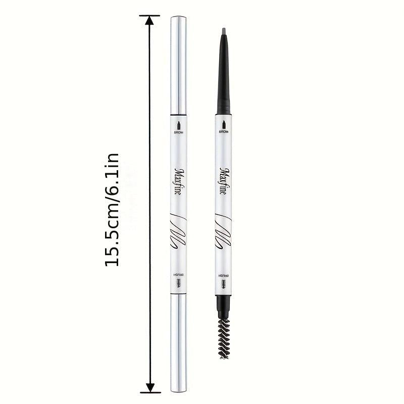 Waterproof Double Headed Eyebrow Pencil Ultra Slim Pen 6 Colors