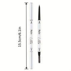Waterproof Double Headed Eyebrow Pencil Ultra Slim Pen 6 Colors