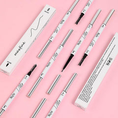 Waterproof Double Headed Eyebrow Pencil Ultra Slim Pen 6 Colors