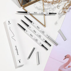 Waterproof Double Headed Eyebrow Pencil Ultra Slim Pen 6 Colors