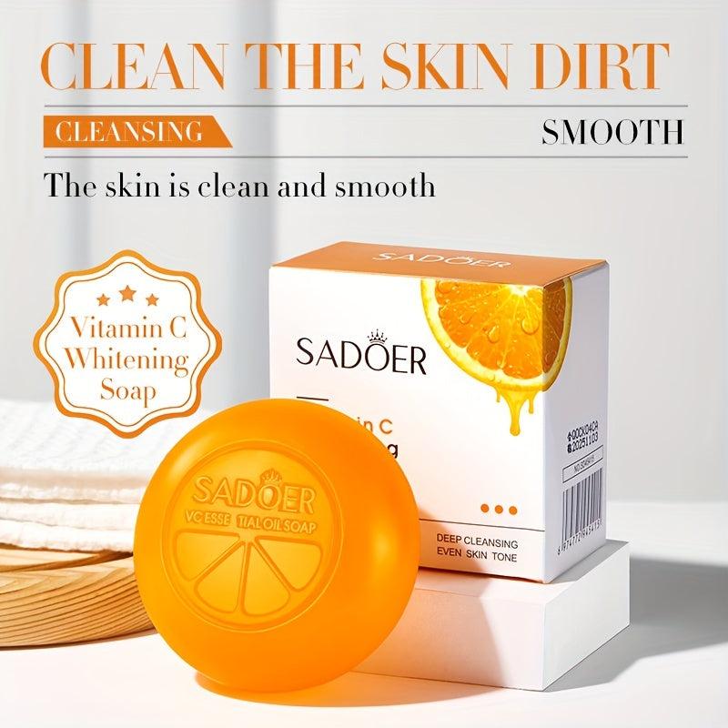 Vitamin C Soap Organic 100g Face & Body Exfoliate Moisturize