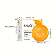 Vitamin C Soap Organic 100g Face & Body Exfoliate Moisturize