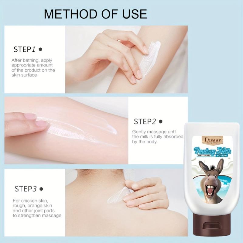 Donkey Milk Body Lotion 160g Moisturizes & Brightens with Vitamin C