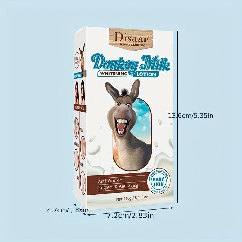 Donkey Milk Body Lotion 160g Moisturizes & Brightens with Vitamin C