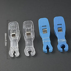 Acrylic Piercing Clamp Triangle Clips with Tools for Easy Piercing