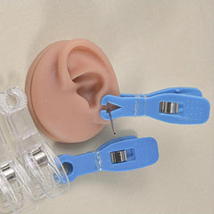 Acrylic Piercing Clamp Triangle Clips with Tools for Easy Piercing