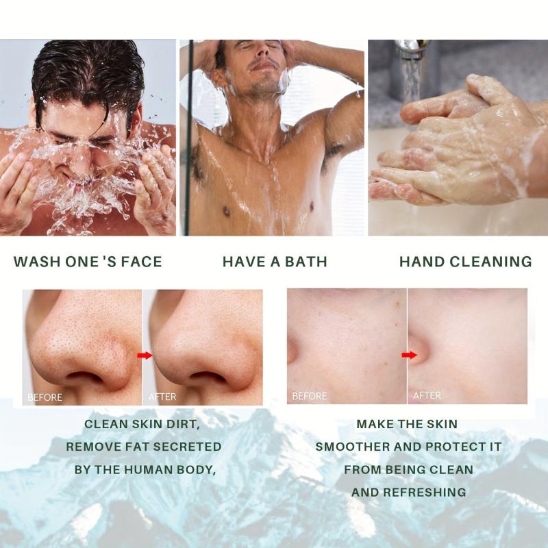 Cedar Rosemary Facial Scrub Soap For Men