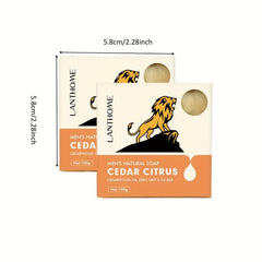 Cedar Rosemary Facial Scrub Soap For Men