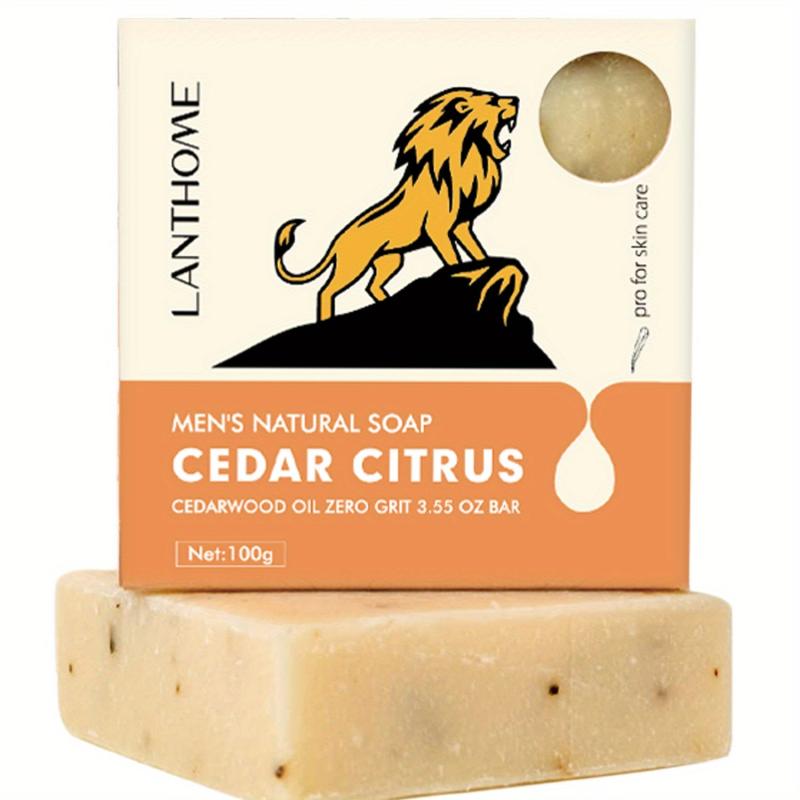 Cedar Rosemary Facial Scrub Soap For Men