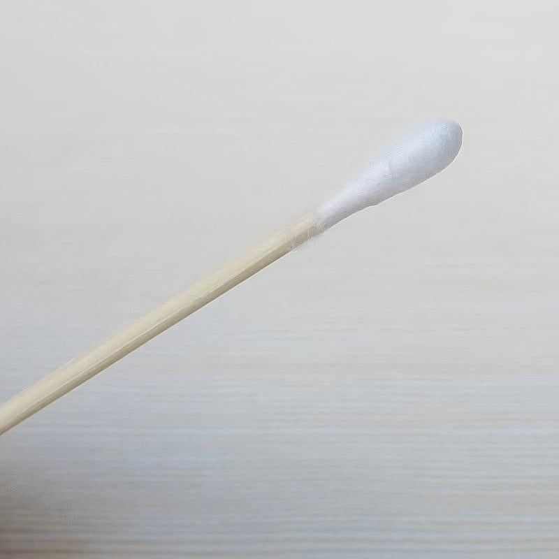 Biodegradable Bamboo Swabs 300pcs Double-ended Stick Box Makeup Ears Cleaning