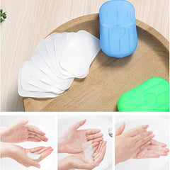 20 Pcs Portable Soap Tablets Travel Essential Hand Washing Tablets