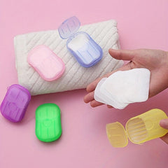 20 Pcs Portable Soap Tablets Travel Essential Hand Washing Tablets