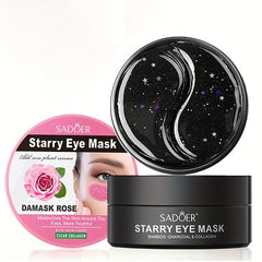 Bamboo Charcoal Damask Rose Eye Mask Moisturizes Skin 80g 60PCS 30pairs