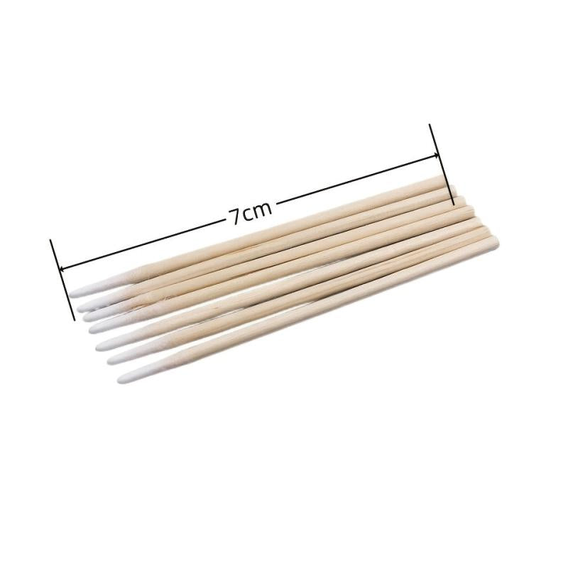 Small Pointed Tip Swab for Eyebrow Tattoo Makeup and Nail Care