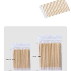 Small Pointed Tip Swab for Eyebrow Tattoo Makeup and Nail Care