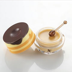 Mini Bee Balm Lip Balm Honey Pot Hydrating Moisturizing