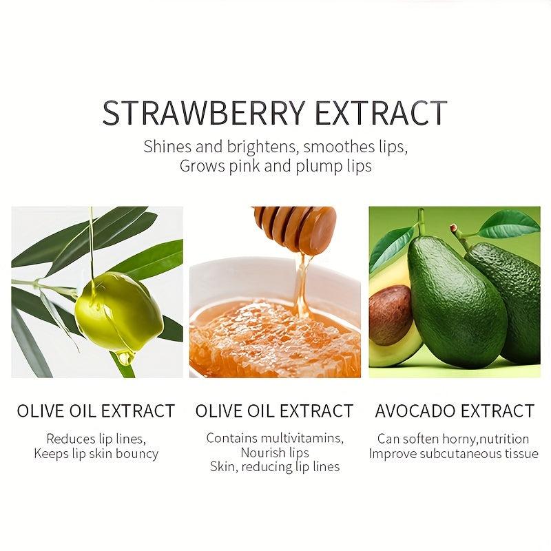 Strawberries & Olives Lip Mask Night Care Balm