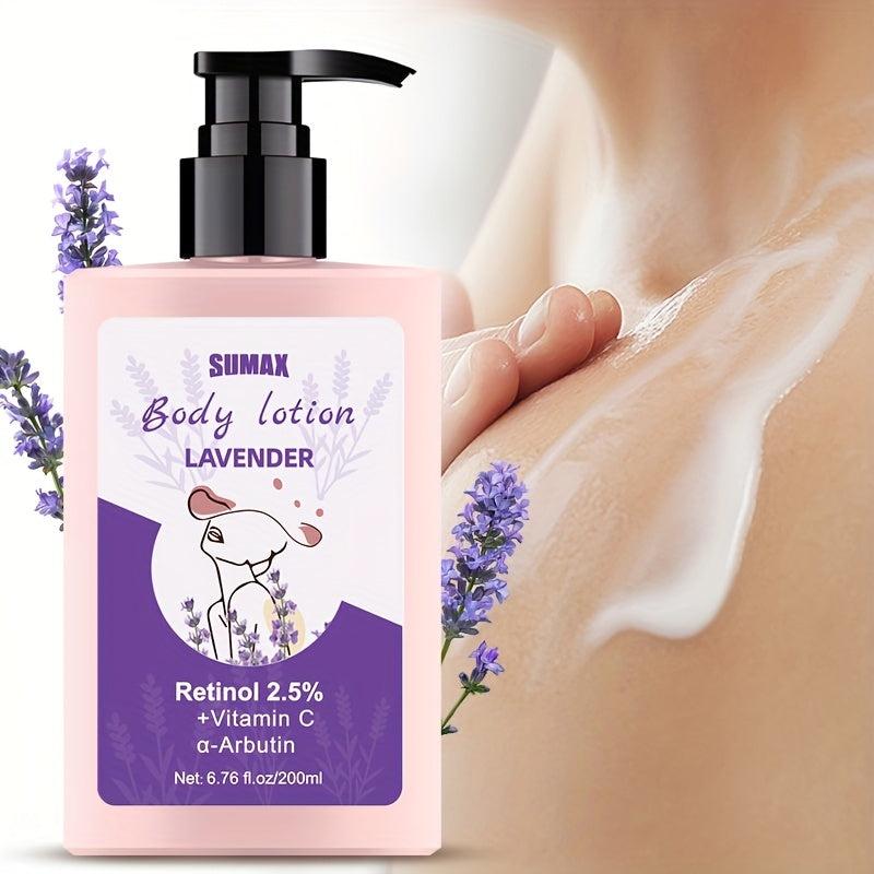 Lavender Body Lotion 200ml For Moisturizing Men & Women's Skin