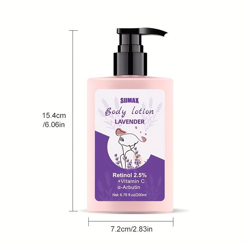 Lavender Body Lotion 200ml For Moisturizing Men & Women's Skin