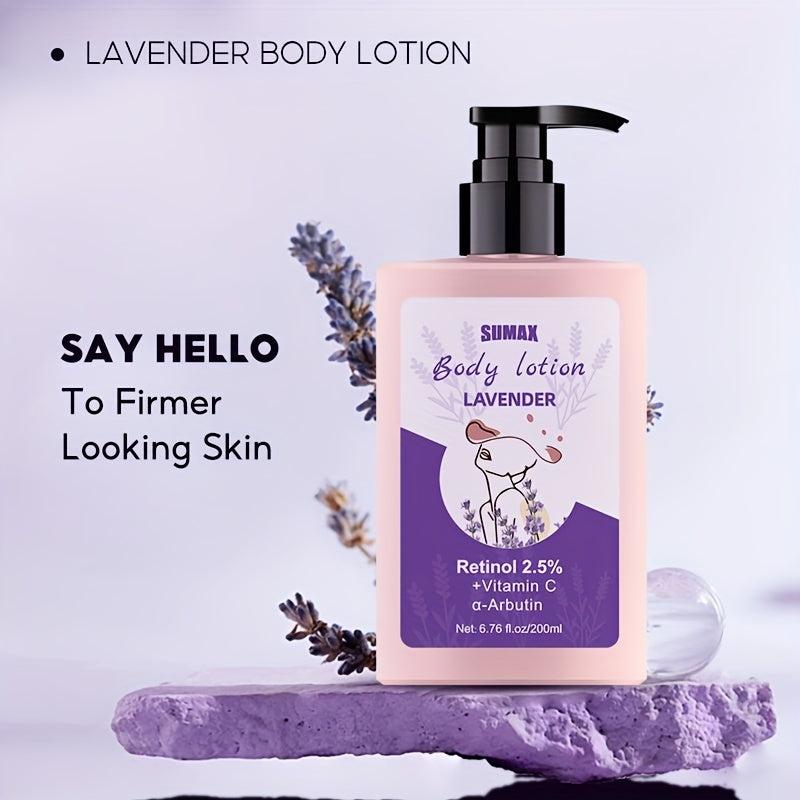 Lavender Body Lotion 200ml For Moisturizing Men & Women's Skin