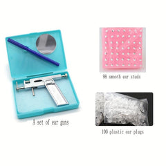 Professional Ear Piercing Gun Set Nose Piercing Tool with Marker Pen