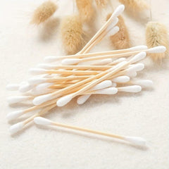 Biodegradable Wooden Swabs Double Round Thick Tips 200 Count