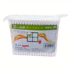 Biodegradable Wooden Swabs Double Round Thick Tips 200 Count