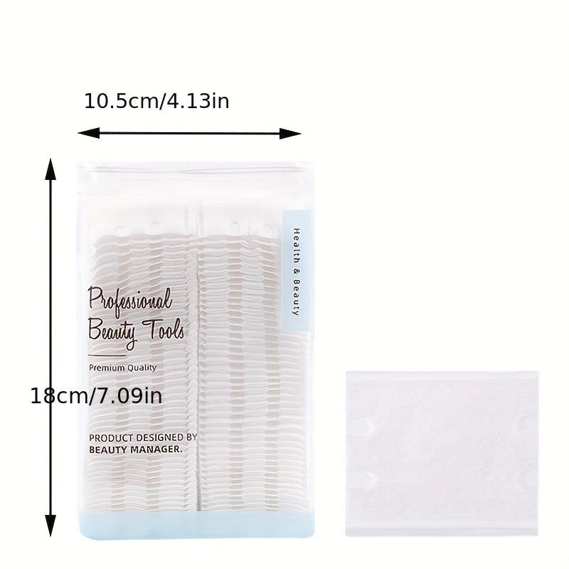 100pcs Thick Makeup Pads Eye Makeup Remover Natural Square Puff