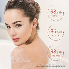100g Rose Loofah Soap Hydrating Exfoliating Smoothing