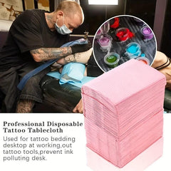 Disposable Dental Bibs Sheets Table Covers Clean Pad Nail Art Table Mats