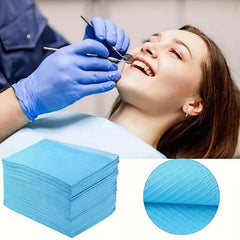 Disposable Dental Bibs Sheets Table Covers Clean Pad Nail Art Table Mats
