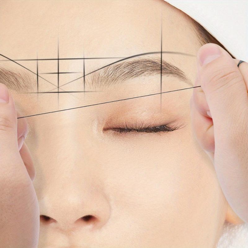 Straightline Eyebrow Mapping String for Microblades - Clear Positioning Chart