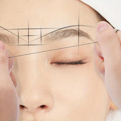 Straightline Eyebrow Mapping String for Microblades - Clear Positioning Chart