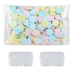 1100 Soap Flakes in 2 Transparent Boxes Portable Petals Soap for Hand Washing