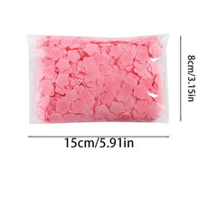 1100 Soap Flakes in 2 Transparent Boxes Portable Petals Soap for Hand Washing