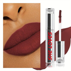 Silvery Tube Matte Liquid Lipstick Lip Gloss Long Lasting Waterproof Lip Glaze