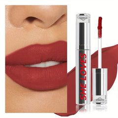 Silvery Tube Matte Liquid Lipstick Lip Gloss Long Lasting Waterproof Lip Glaze