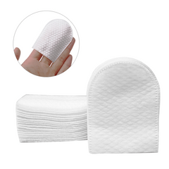 120pc Gentle U Shaped Makeup Pads for Face & Nails