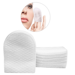 120pc Gentle U Shaped Makeup Pads for Face & Nails