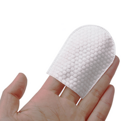 120pc Gentle U Shaped Makeup Pads for Face & Nails