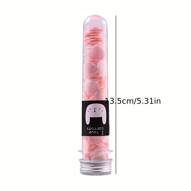 6Pcs Travel Paper Soap Tablets Test Tube Soap Flower Soap Paper Bottles