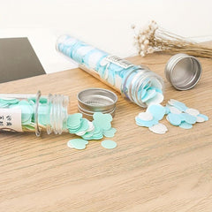 6Pcs Travel Paper Soap Tablets Test Tube Soap Flower Soap Paper Bottles