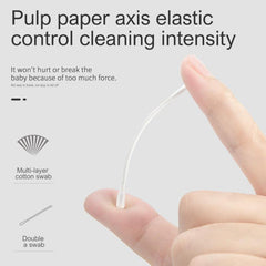 Ear Spoon Cotton Swabs, Spiral Tip - Beauty Tools for Makeup and Personal Care