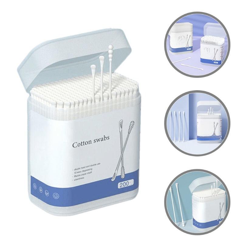 Ear Spoon Cotton Swabs, Spiral Tip - Beauty Tools for Makeup and Personal Care
